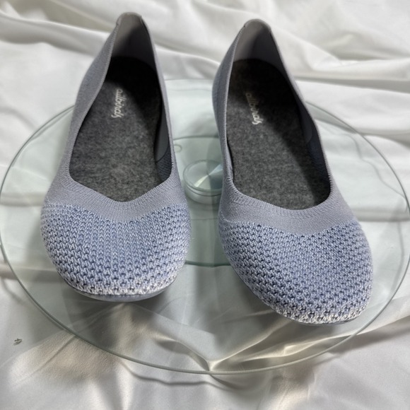 Allbirds Tree Breezers Women's Knit Ballet Flats Size 8 Mist Gray - Picture 3 of 7